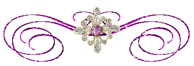 Barre gif mauve et diamant